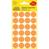 Avery Zweckform naljepnice točke neon narančaste 18mm