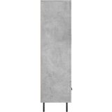  Visoka komoda boja betona 69 5 x 31 x 115 cm konstruirano drvo | shoptok.hr