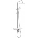 Tuš Sustav tuš garniture (Bijela/krom, Visina: 115 cm) Cijene