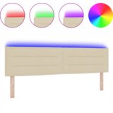  LED uzglavlje Linije Dizajn Krem 90 cm Tkanina | shoptok.hr