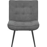  Stolica za opuštanje tamnosiva 64x74x84 cm baršun | shoptok.hr