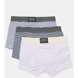 Sinsay Bokserske gaće od pamuka u prugama – set od 3 kom | shoptok.hr
