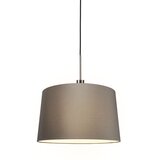 QAZQA Moderna viseča svetilka iz jekla s senčilom 45 cm v barvi - Combi 1 Cene