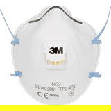 3m Zaščitna maska 8822 FFP2 NR D z ventilom za izdih, DE 10 kosov, bele barve Cene