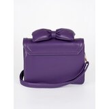 Shelvt Small purple women's handbag with bow | Shoptok.si