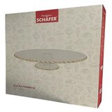 Schafer Schäfer stakleni tanjur za tortu sa zlatnim rubom, Ø 31 cm | shoptok.hr