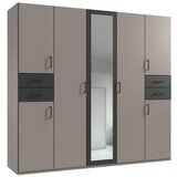 MID.YOU omara s klasičnimi vrati, barve grafita, siva, sahara | Shoptok.si