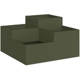  Vrtna saksija Maslinovo zelena 100 x 100 x 48 cm Čelik | Eponuda.com