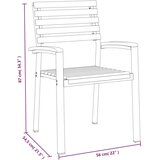  Vrtna garnitura - 7-dijelni vrtni blagovaonski set od bagremovog drva i metala - Dužina stola 180 cm 6 | shoptok.hr