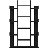  Knjižni ormar crni hrast 86x25 5x140 cm od drvenih materijala | shoptok.hr