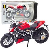  Metalni motor za igru sa zvučnim i svjetlosnim efektima 1:12 - crno/crveni | shoptok.hr