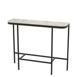Costway Konzolna mizica z mizno ploščo z imitacijo marmorja 110 x 30 x 91 cm, (5000366598) Cene