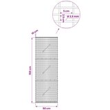  Gabion s žicom debljine 3,5 mm i mrežom 5x2,5 cm 50x10x150 cm | shoptok.hr