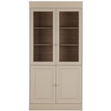 vtwonen Krem vitrina od masivnog bora 105x215 cm Chow – Cijene