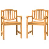  Vrtne stolice 2 kom 58 x 59 x 88 cm od masivne tikovine | shoptok.hr