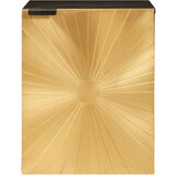 vidaXL Kupaonski ormar s policom Zidne Crna i zlatna 38 x 33 x 48 cm | shoptok.hr