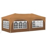  Zložljivi šotor za zabave 575 x 288 x 245 cm Bež Oxford tkanina, (5000248648) | Shoptok.si
