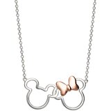 Mickey & Minnie Disney Ogrlica Srebrna | shoptok.hr