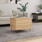 vidaXL klubska mizica sonoma hrast 60x44,5x45 cm inženirski les | Shoptok.si