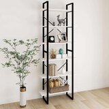  Visoki ormarić bijeli 80 x 30 x 210 cm od masivne borovine | shoptok.hr