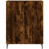  Visoka komoda dimljeni hrast 69 5x34x180 cm konstruiranog drva | shoptok.hr
