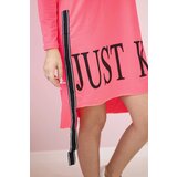 Kesi Dress with a hood and a pink neon print | Eponuda.ba