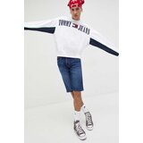 Tommy Jeans Pulover moška, bela barva | Shoptok.si