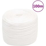vidaXL brodski konop svjetlobijeli 6 mm 100 m od polipropilena | shoptok.hr