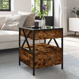  Stolić s beskonačnim LED svjetlima boja hrasta 40 x 40 x 51 cm | Eponuda.ba