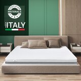 The White Stone Dvoposteljna Vzmetnica King-Size 200x200 Memory Ortopedsko | Višina 16 cm | Izdelano v Italiji, (21132522) Cene