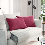 vidaXL jastučići za sofu 2 pcs vinska crvena 60 x 40 cm | shoptok.hr