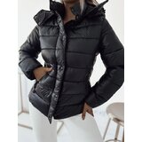 Resti Black women's quilted jacket with hood | Shoptok.si