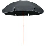 vidaXL Senčnik z jeklenim drogom 300 cm antraciten | Shoptok.si