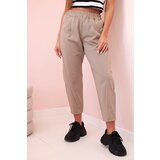 Kesi Włoski Trousers with pockets Summer Punto camel | Shoptok.si