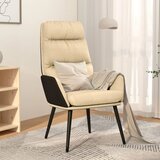  Stolica za opuštanje od tkanine krem | shoptok.hr