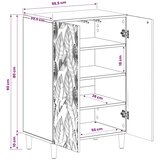  Ormar za cipele DELFT 59 5 x 39 5 x 90 cm Konstruirano drvo - Hrast artisan | shoptok.hr