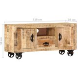 TV ormarić od grubog drva manga 110 x 30 x 50 cm | shoptok.hr