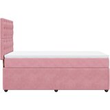Box spring krevet s madracem ružičasti 90x200 cm baršunasti | shoptok.hr