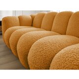 Bobochic Paris Gorčično rumena sedežna garnitura iz tkanine bouclé 232 cm Hippolyte – | Shoptok.si