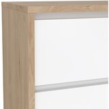 Tvilum Bela/v naravni barvi komoda v hrastovem dekorju 80x84x48 cm Next – | Shoptok.si