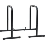 vidaXL Dip Bar z nastavljivo dolžino, kapacitete 300 kg, 96-117x67x75 cm jeklo | Shoptok.si