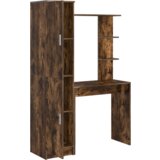  Miza s shrambo z vrati 2 pcs Dimljeni oreh 78,5 x 37 x 154,5 cm | Shoptok.si