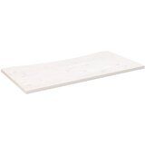  Ploča za radni stol bijela 100x50x2,5 cm od masivne borovine | shoptok.hr