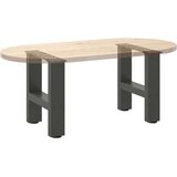  Noge za klubsko mizico antracitne barve 2 kosa 30 x (30-31) cm jeklo | Shoptok.si