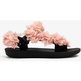 Resti Bright pink women's sandals with flowers Alferroy | Shoptok.si