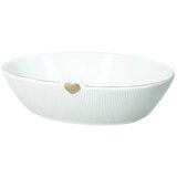 Brandani Servirna skleda Amore Mio 17,5x13x5cm / črte / porcelan, (5000199987) | Shoptok.si