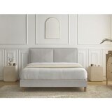 Bobochic Paris Siva oblazinjena oblazinjena zakonska postelja z letvenim dnom 180x200 cm Mara – | Shoptok.si