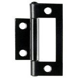 Hettich Šarnir (Š x V: 23 x 50 mm, Jeklo, Prašno barvano, Črna) | Shoptok.si