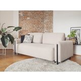 ELTAP Bež raztegljiva/s prostorom za shranjevanje sedežna garnitura iz rebrastega žameta 244 cm Arcadova – | Shoptok.si
