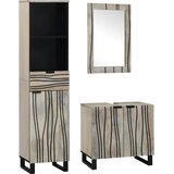  Set namještaja za kupaonicu 3 pcs Bijelo Konstruirano drvo | shoptok.hr